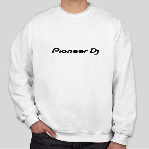 Unisex White Pioneer DJ sweater