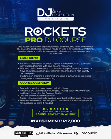 Rockets Pro DJ Course